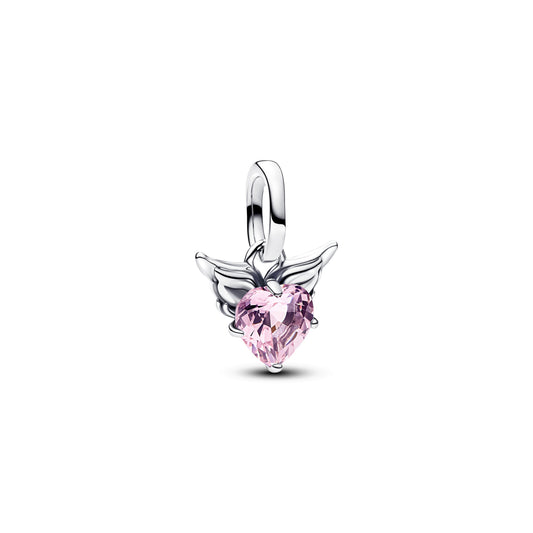 Winged Heart Mini Dangle Charm